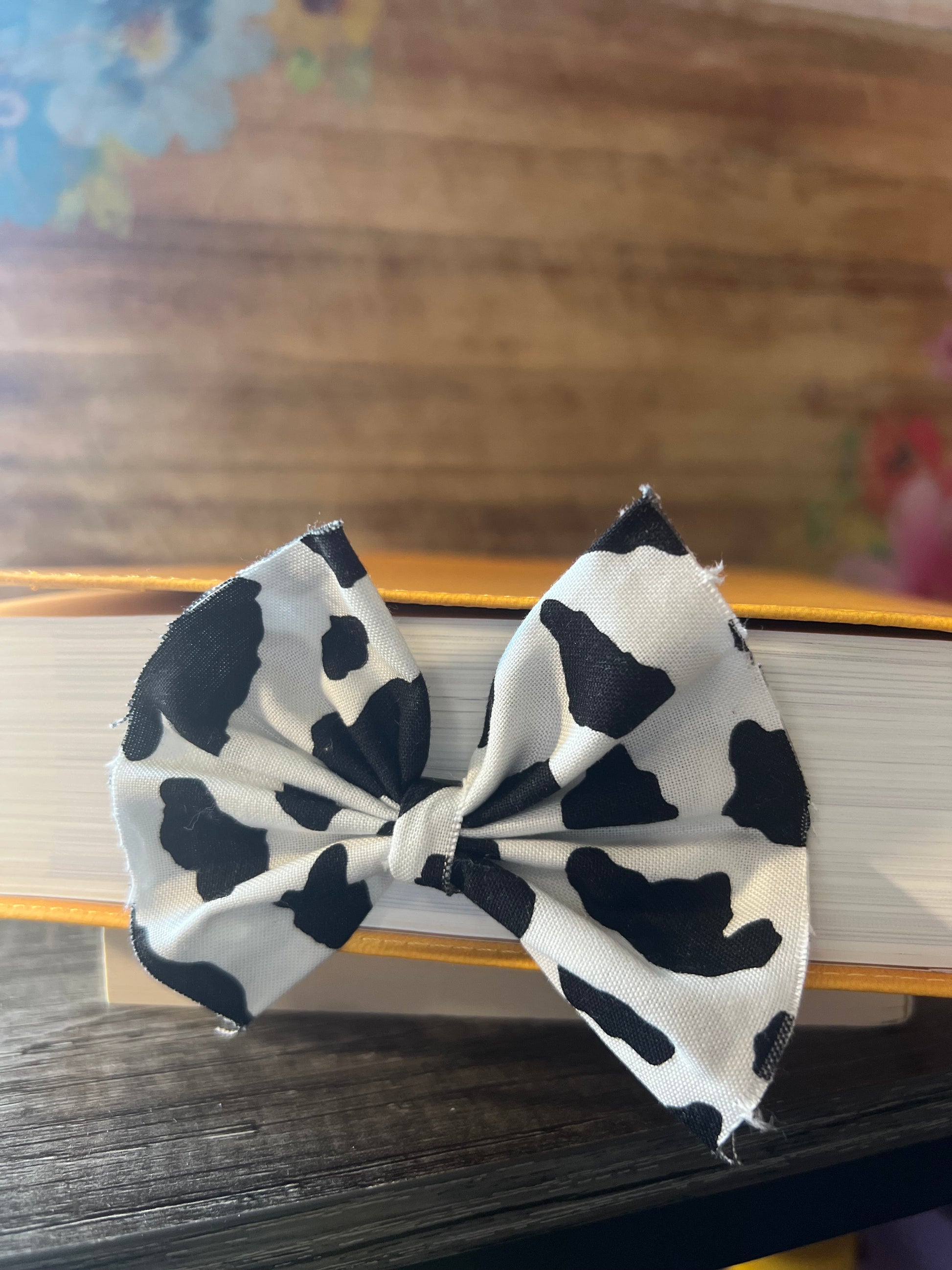 Cow Bow Bookmark