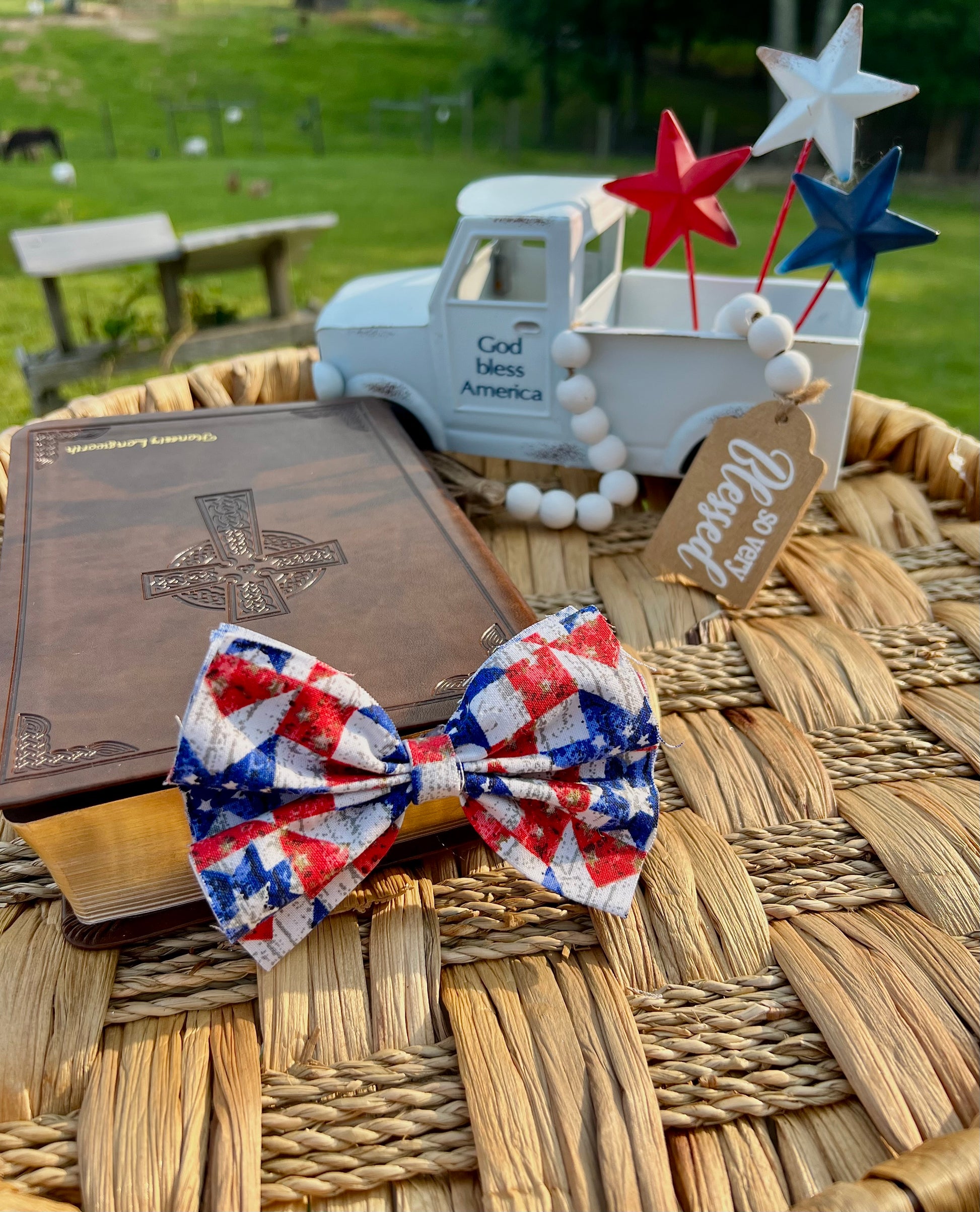 Patriotic Quilt Bow