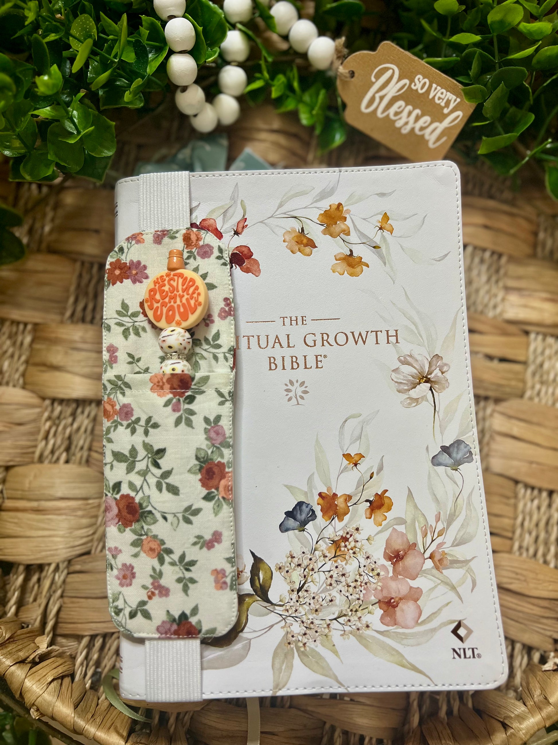 Fall Floral Pen Holder