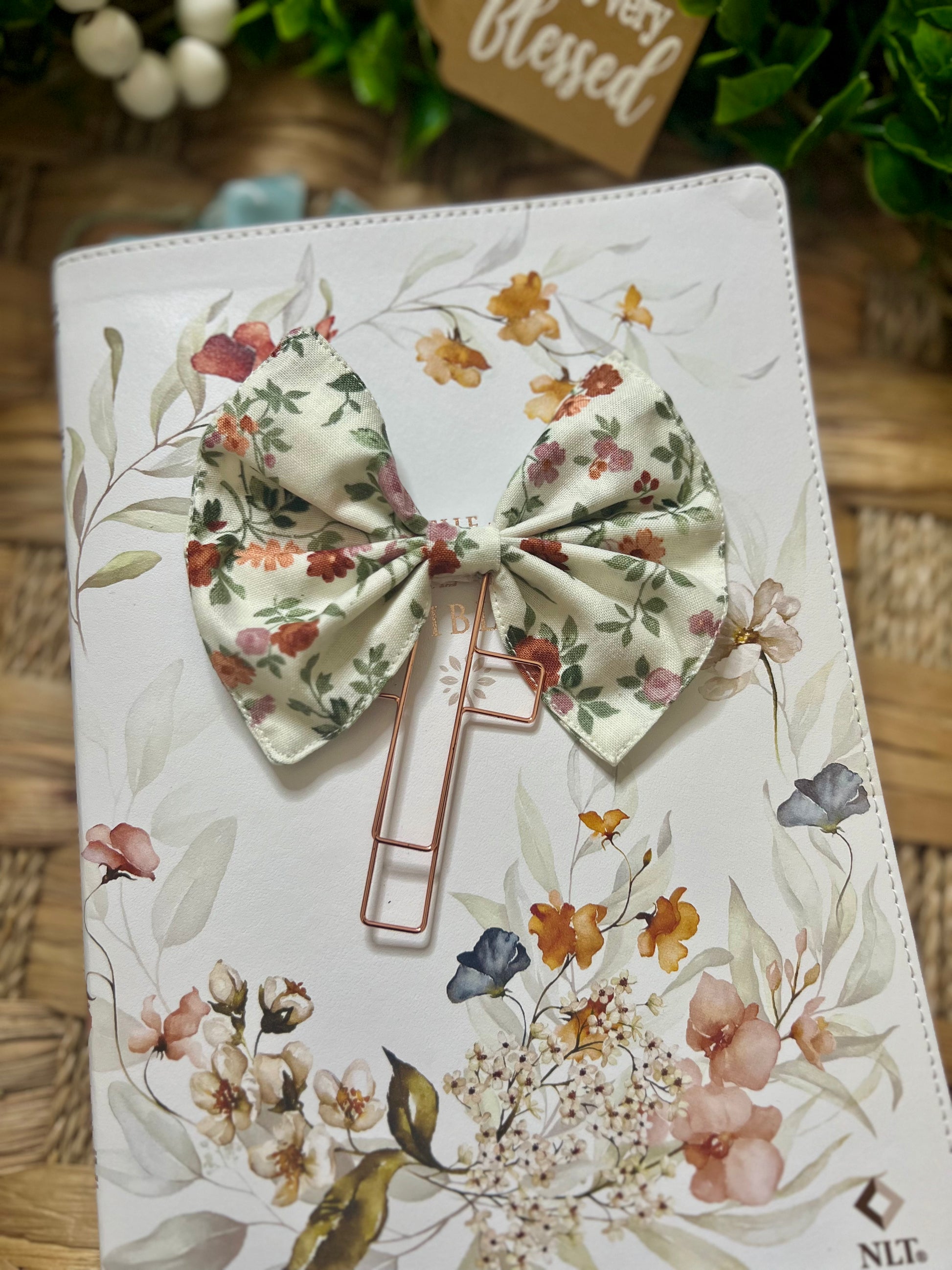 Fall floral Bow